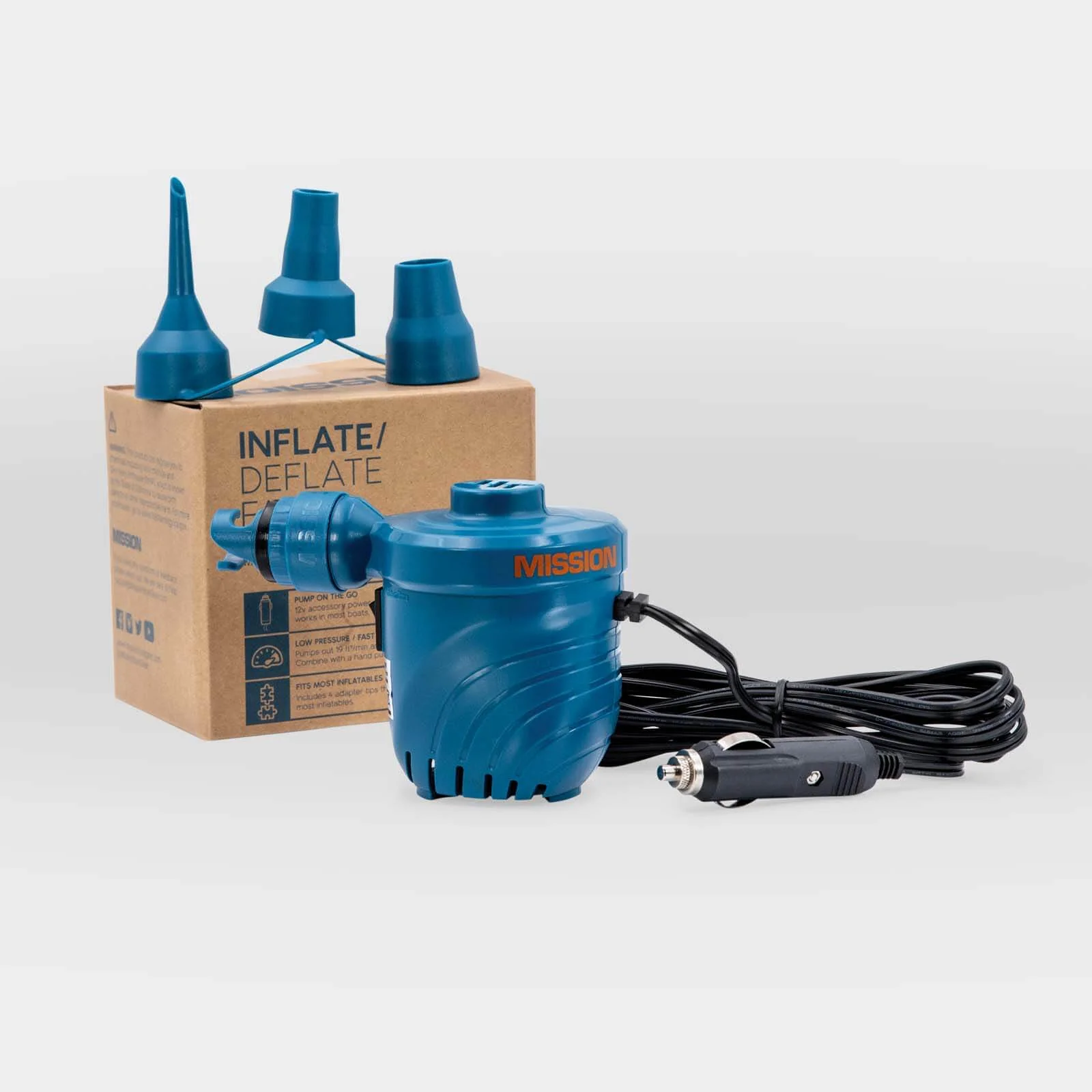12v DC Electric Pump | Low Pressure Air Pump for Inflatables - Image 5
