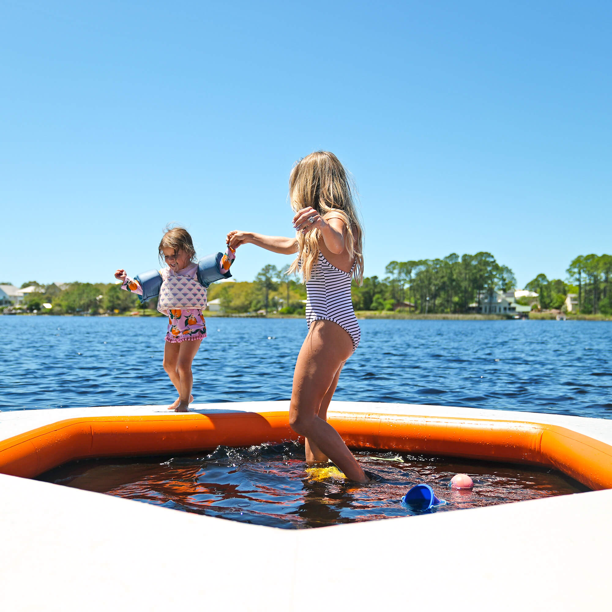 REEF SPLASH | Floating Splash Pool | Heavy-Duty Interior Mesh - Image 11