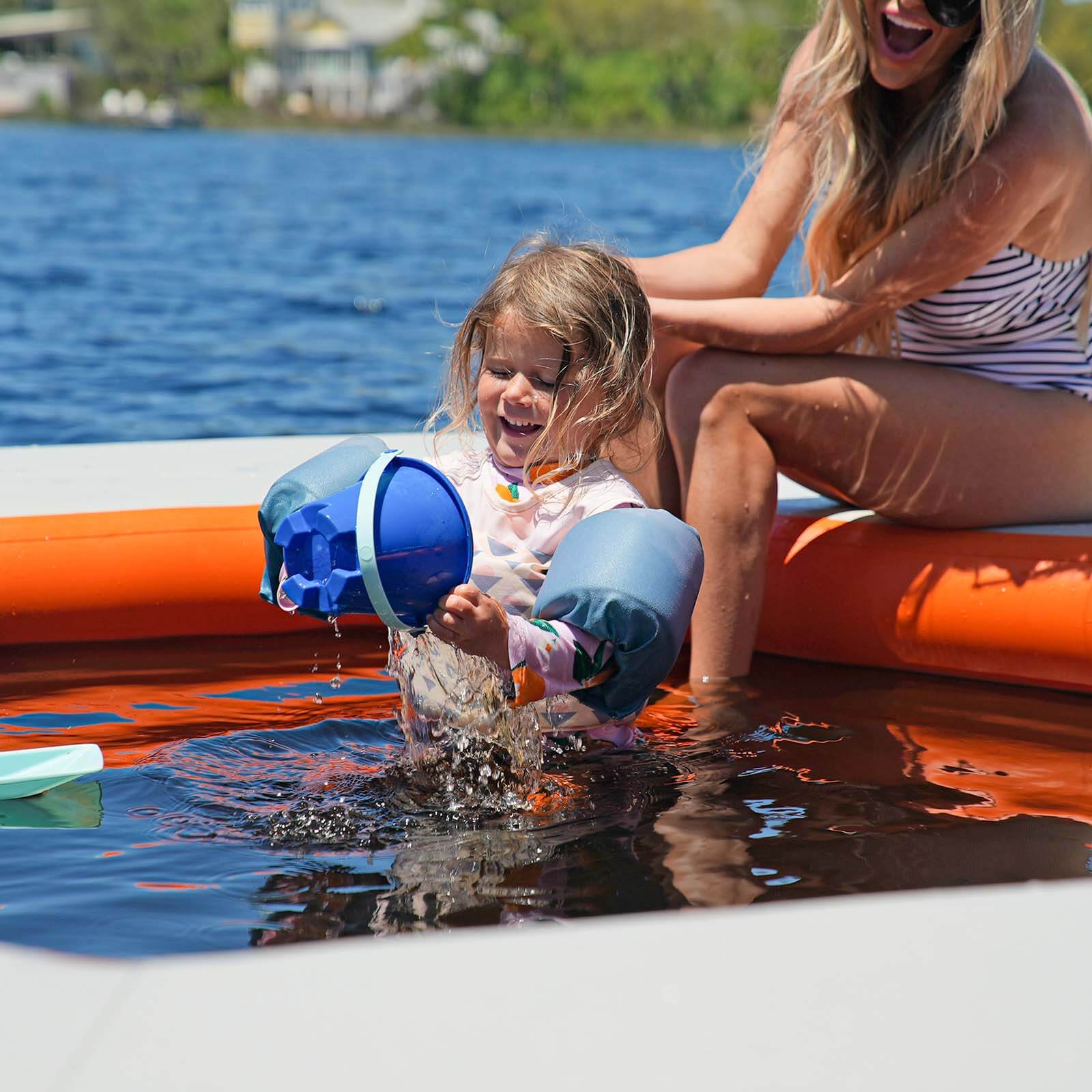 REEF SPLASH | Floating Splash Pool | Heavy-Duty Interior Mesh - Image 8