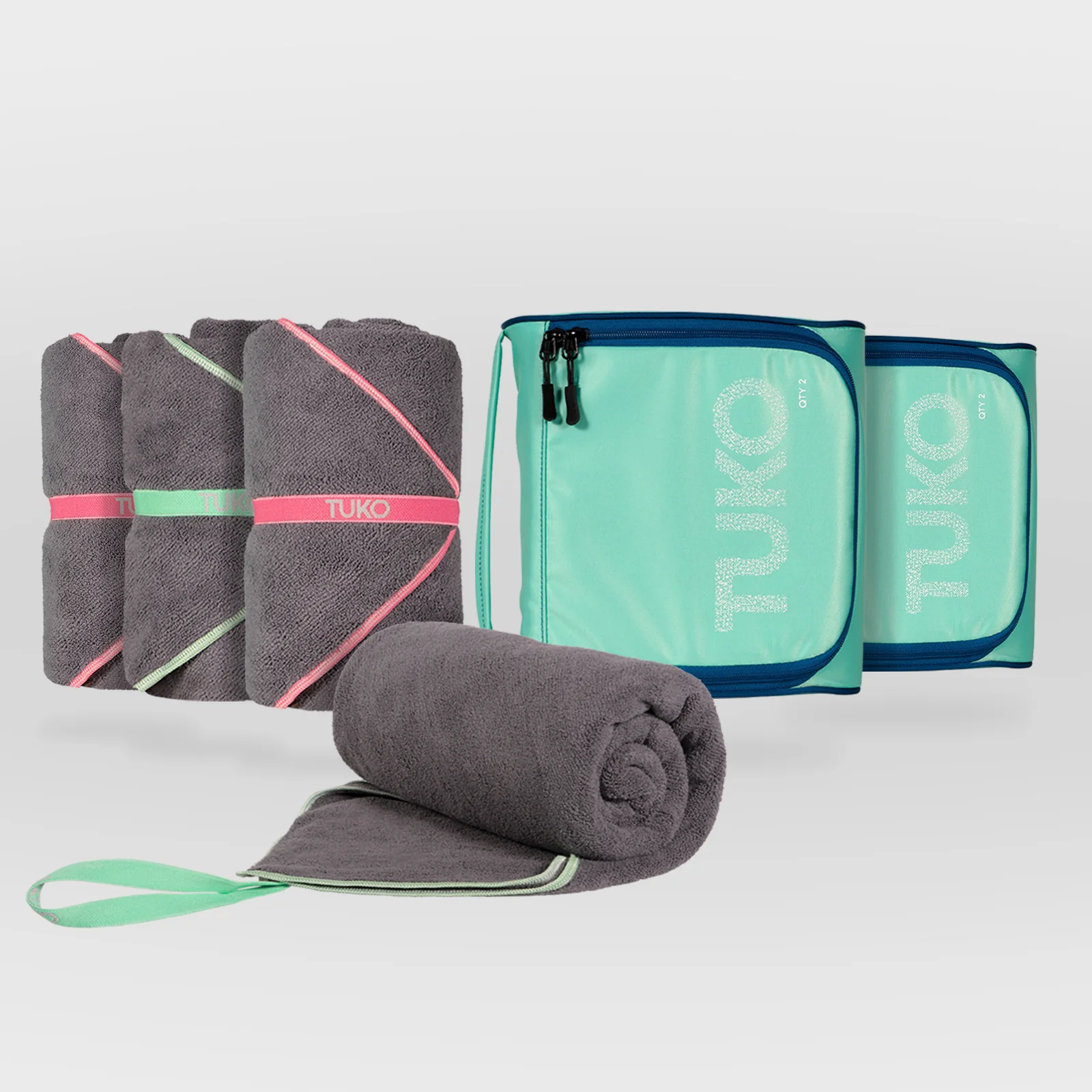 TUKO | Microfiber Swim Towel Set | Beach Towels - Image 32